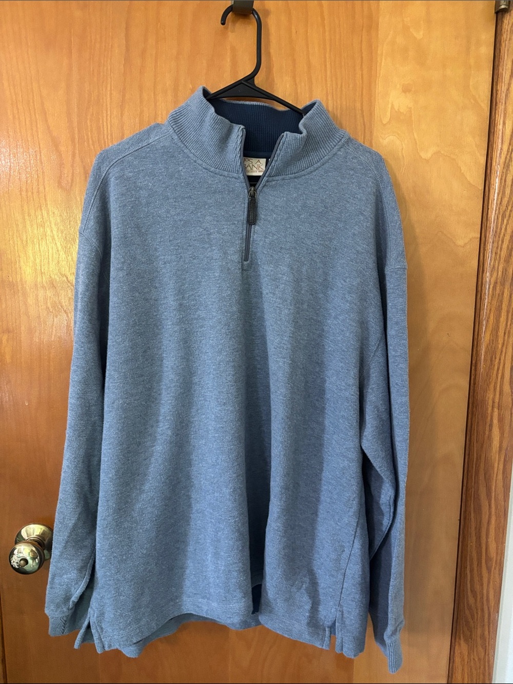 Jos. A. Bank Light Blue Quarter-Zip Sweater